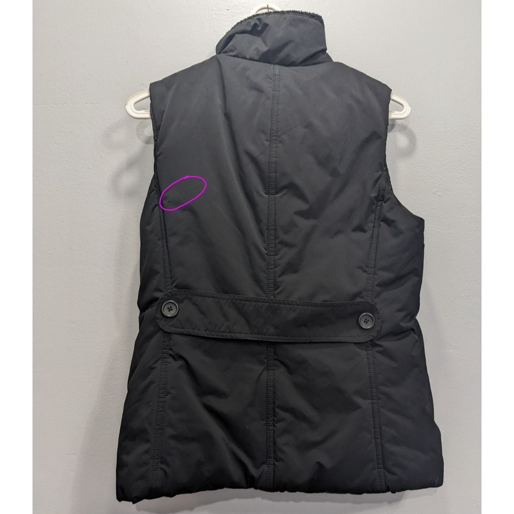 BANANA REPUBLIC Vest Jacket Coat Women‎ S Fleece Collar Classic Preppy Outdoor - Picture 14 of 15